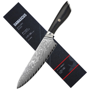 8 Inch Japanese Damascus Chef Knife - Letcase