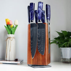 8 - Piece Professional Kitchen Knife Block Set - Letcase