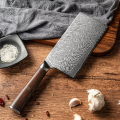 Damascus Meat Cleaver Knife - Letcase