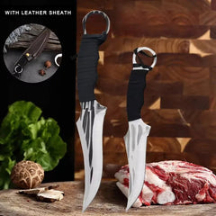 Hand Forged Butcher Boning Knife Set - Letcase