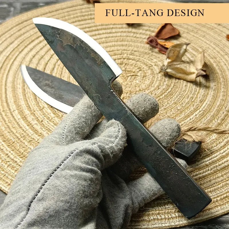 Hand Forged Carbon Steel Meat Knife - Letcase