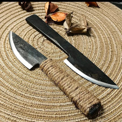 Hand Forged Carbon Steel Meat Knife - Letcase