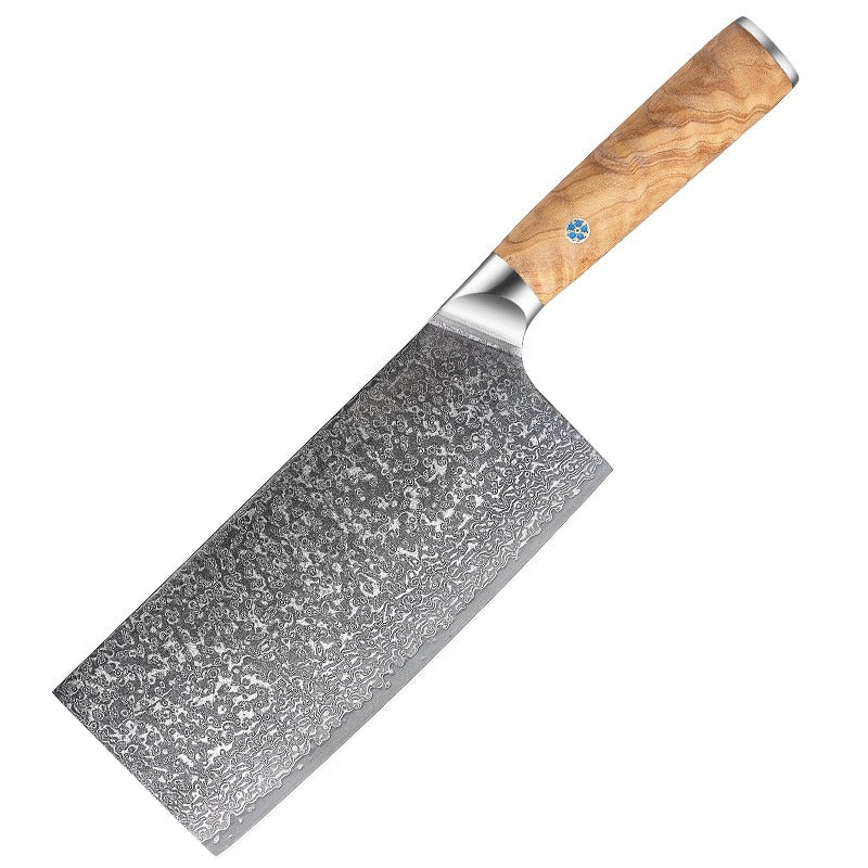 Professional 7 - Piece Damascus Chef Knife Set - Letcase