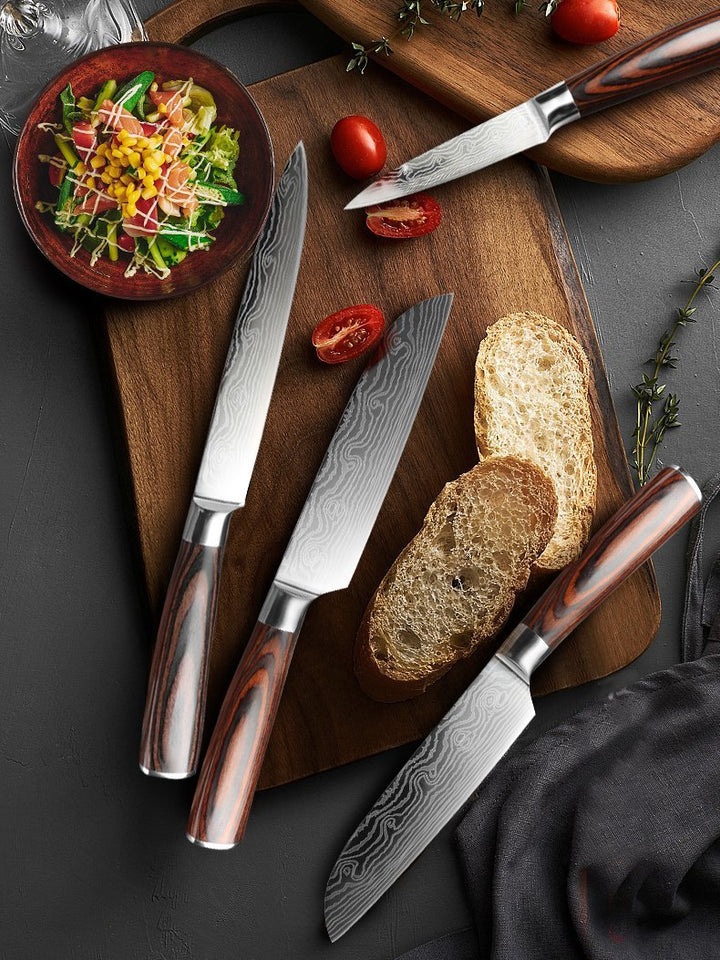 Professional Stainless Steel Kitchen Knife Set 