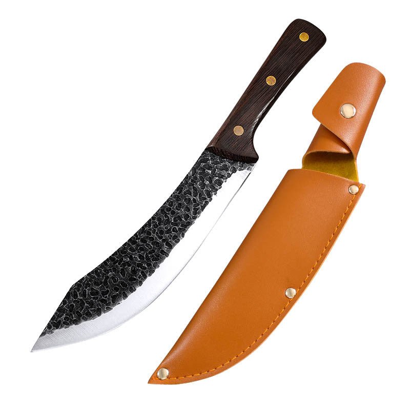 4 Piece Butcher Knife Set With Sheath - Letcase.com