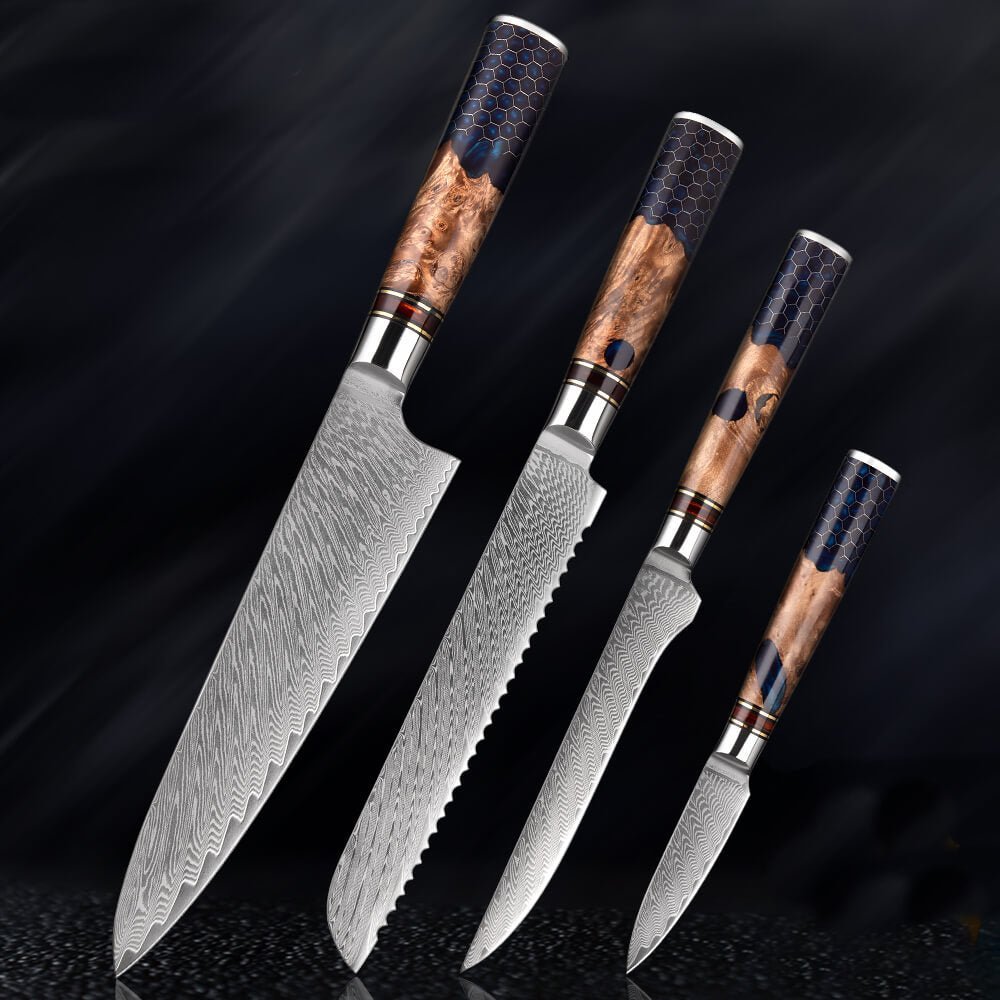 Professional Japanese Knives Damascus
