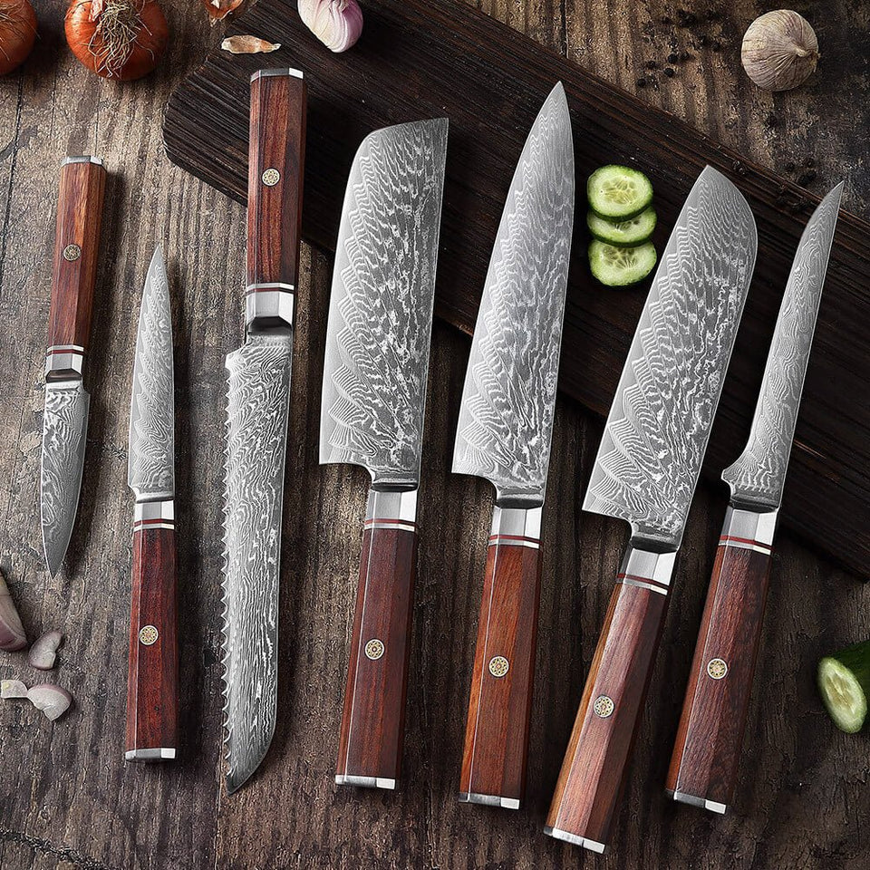 Knife 67 Layers Damascus Steel Kitchen Knives