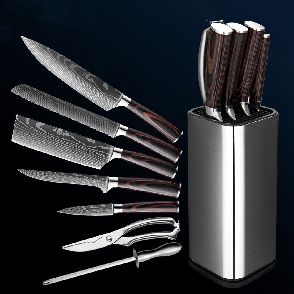 Chef Knife Sets 12 Piece Kitchen Knives High Carbon Stainless
