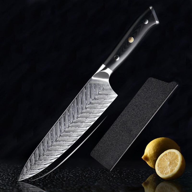 CHOLYS Professional Damascus Pattern Kitchen Knife Set of 3pcs 🍽️🔪 –  Cholys