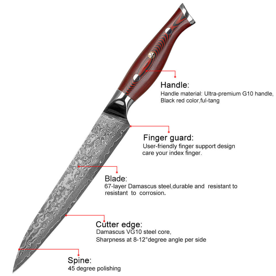 Super Sharp Kitchen Knife Household Meat Cleaver Slicing Knife Chef's Knife  Stainless Steel Kitchen Anti-rust Knife