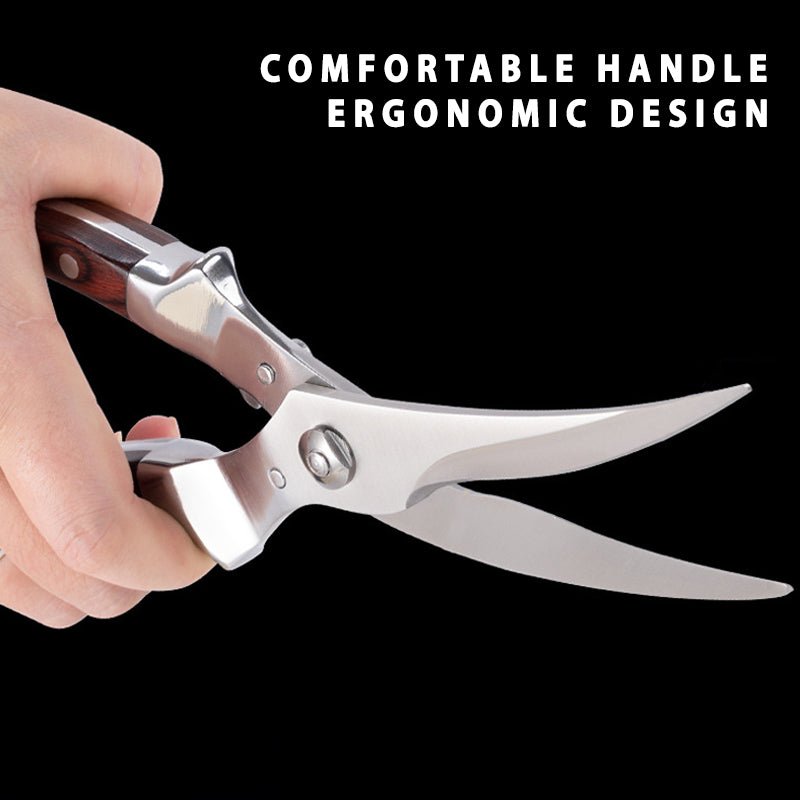Ultra Sharp Kitchen Scissors with Magnetic Holder, Heavy Duty Kitchen  Shears Meat Scissors, Multifunctional Stainless Steel Cooking Poultry  Scissors