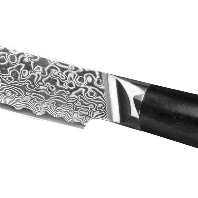 Molybdenum Steel Serrated Steak Knife with Wood Handle 230mm – Japanese  Taste