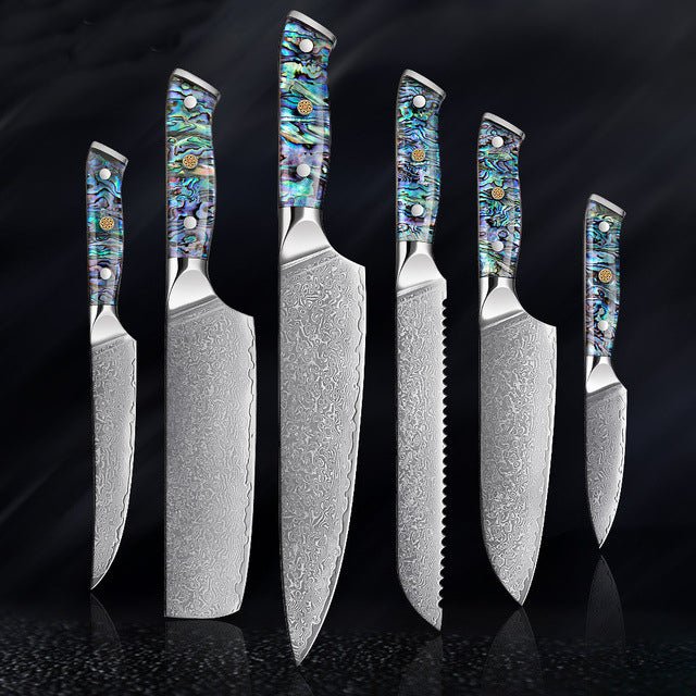 KD 67 layers Real Damascus Knife Set – Knife Depot Co.