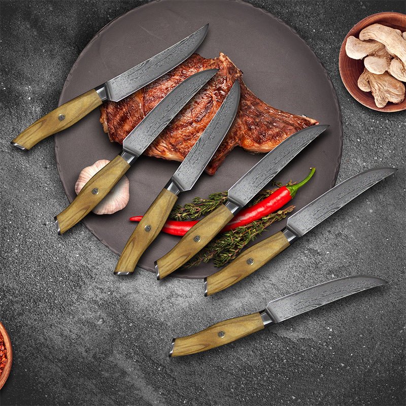 Core Kitchen Core Kitchen Stainless Steel Steak Knife Set - 6 Piece